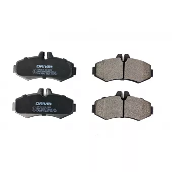 Jeu de 4 plaquettes de frein avant Dr!ve+ DP1010.10.0822