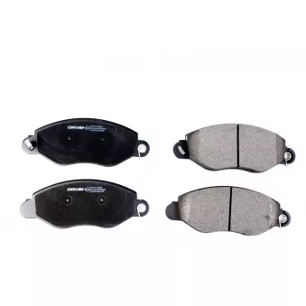 Jeu de 4 plaquettes de frein avant Dr!ve+ DP1010.10.0835