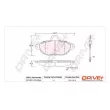 Jeu de 4 plaquettes de frein arrière Dr!ve+ DP1010.10.0836 - Visuel 3