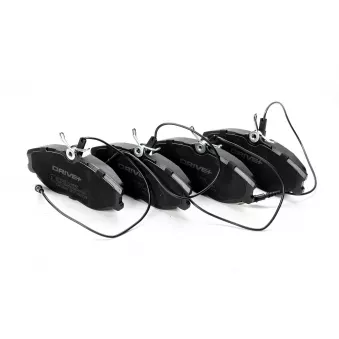 Jeu de 4 plaquettes de frein avant Dr!ve+ DP1010.10.0842
