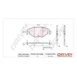 Jeu de 4 plaquettes de frein avant Dr!ve+ DP1010.10.0850 - Visuel 3
