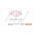 Jeu de 4 plaquettes de frein arrière Dr!ve+ DP1010.10.0852 - Visuel 3