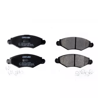 Jeu de 4 plaquettes de frein avant Dr!ve+ DP1010.10.0859