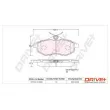Jeu de 4 plaquettes de frein avant Dr!ve+ DP1010.10.0865 - Visuel 3
