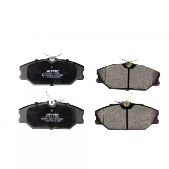 Jeu de 4 plaquettes de frein avant Dr!ve+ DP1010.10.0872