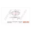 Jeu de 4 plaquettes de frein avant Dr!ve+ DP1010.10.0872 - Visuel 3