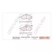 Jeu de 4 plaquettes de frein avant Dr!ve+ DP1010.10.0874 - Visuel 3
