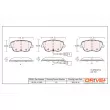 Jeu de 4 plaquettes de frein avant Dr!ve+ DP1010.10.0875 - Visuel 3