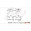 Jeu de 4 plaquettes de frein avant Dr!ve+ DP1010.10.0878 - Visuel 3