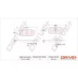 Jeu de 4 plaquettes de frein avant Dr!ve+ DP1010.10.0880 - Visuel 3