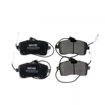 Jeu de 4 plaquettes de frein avant Dr!ve+ DP1010.10.0886