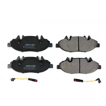 Jeu de 4 plaquettes de frein avant Dr!ve+ DP1010.10.0899