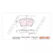 Jeu de 4 plaquettes de frein avant Dr!ve+ DP1010.10.0900 - Visuel 3