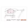 Jeu de 4 plaquettes de frein arrière Dr!ve+ DP1010.10.0903 - Visuel 3