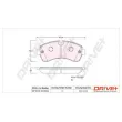 Jeu de 4 plaquettes de frein avant Dr!ve+ DP1010.10.0904 - Visuel 3