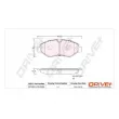 Jeu de 4 plaquettes de frein avant Dr!ve+ DP1010.10.0905 - Visuel 3