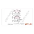Jeu de 4 plaquettes de frein avant Dr!ve+ DP1010.10.0908 - Visuel 3
