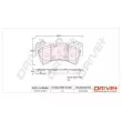 Jeu de 4 plaquettes de frein avant Dr!ve+ DP1010.10.0911 - Visuel 3