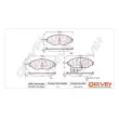 Jeu de 4 plaquettes de frein avant Dr!ve+ DP1010.10.0925 - Visuel 3