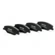 Jeu de 4 plaquettes de frein avant Dr!ve+ DP1010.10.0927 - Visuel 1