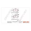 Jeu de 4 plaquettes de frein avant Dr!ve+ DP1010.10.0931 - Visuel 3