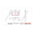 Jeu de 4 plaquettes de frein arrière Dr!ve+ DP1010.10.0945 - Visuel 3
