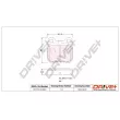 Jeu de 4 plaquettes de frein arrière Dr!ve+ DP1010.10.0954 - Visuel 3