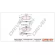 Jeu de 4 plaquettes de frein avant Dr!ve+ DP1010.10.0968 - Visuel 3