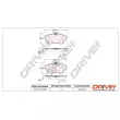Jeu de 4 plaquettes de frein avant Dr!ve+ DP1010.10.0982 - Visuel 3