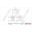 Jeu de 4 plaquettes de frein arrière Dr!ve+ DP1010.10.1007 - Visuel 3