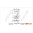 Jeu de 4 plaquettes de frein avant Dr!ve+ DP1010.10.1042 - Visuel 3