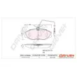 Jeu de 4 plaquettes de frein avant Dr!ve+ DP1010.10.1044 - Visuel 3