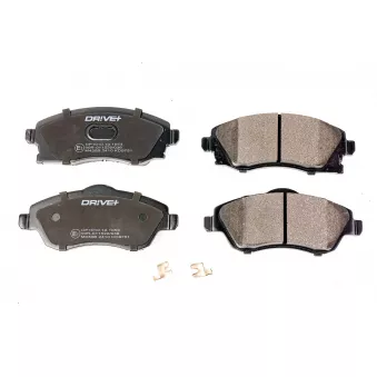 Jeu de 4 plaquettes de frein avant Dr!ve+ DP1010.10.1053