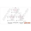 Jeu de 4 plaquettes de frein avant Dr!ve+ DP1010.10.1062 - Visuel 3