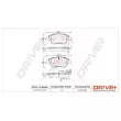 Jeu de 4 plaquettes de frein avant Dr!ve+ DP1010.10.1071 - Visuel 3