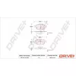 Jeu de 4 plaquettes de frein avant Dr!ve+ DP1010.10.1097 - Visuel 3