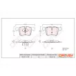 Jeu de 4 plaquettes de frein avant Dr!ve+ DP1010.10.1099 - Visuel 3