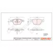 Jeu de 4 plaquettes de frein avant Dr!ve+ DP1010.10.1106 - Visuel 3