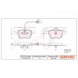 Jeu de 4 plaquettes de frein avant Dr!ve+ DP1010.10.1109 - Visuel 3