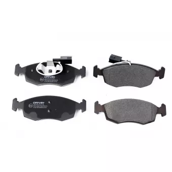 Jeu de 4 plaquettes de frein avant Dr!ve+ DP1010.10.1110