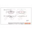 Jeu de 4 plaquettes de frein avant Dr!ve+ DP1010.10.1110 - Visuel 3