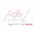 Jeu de 4 plaquettes de frein avant Dr!ve+ DP1010.10.1113 - Visuel 3