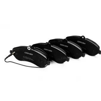 Jeu de 4 plaquettes de frein avant Dr!ve+ DP1010.10.1124