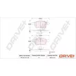 Jeu de 4 plaquettes de frein avant Dr!ve+ DP1010.10.1128 - Visuel 3