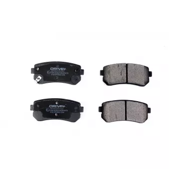 Jeu de 4 plaquettes de frein arrière Dr!ve+
