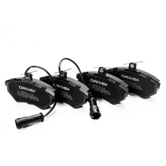 Jeu de 4 plaquettes de frein avant Dr!ve+ DP1010.10.1135