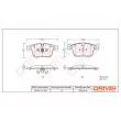 Jeu de 4 plaquettes de frein avant Dr!ve+ DP1010.10.1158 - Visuel 3