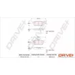 Jeu de 4 plaquettes de frein arrière Dr!ve+ DP1010.10.1159 - Visuel 3