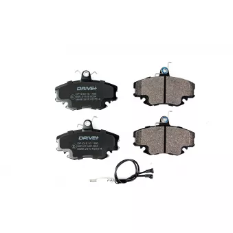 Jeu de 4 plaquettes de frein avant Dr!ve+ DP1010.10.1160