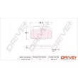Jeu de 4 plaquettes de frein avant Dr!ve+ DP1010.10.1166 - Visuel 3
